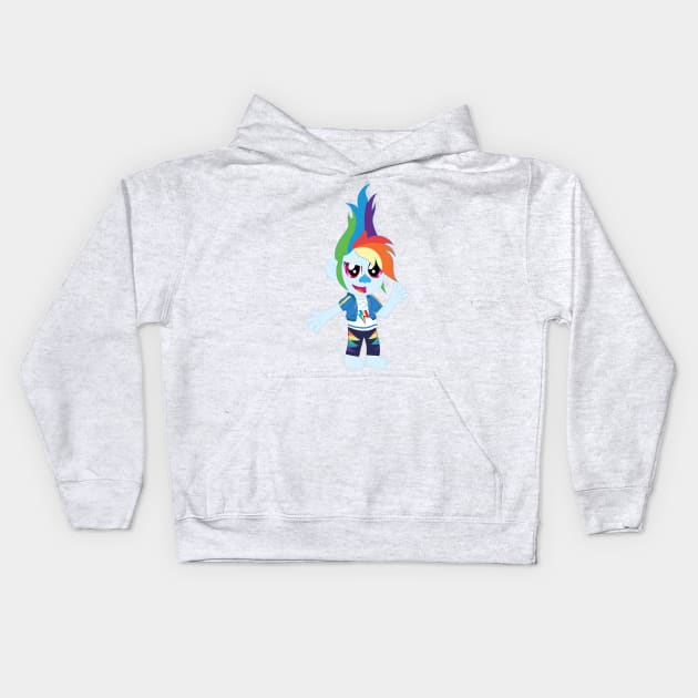 Dashie Troll Kids Hoodie by Ayana Nikole